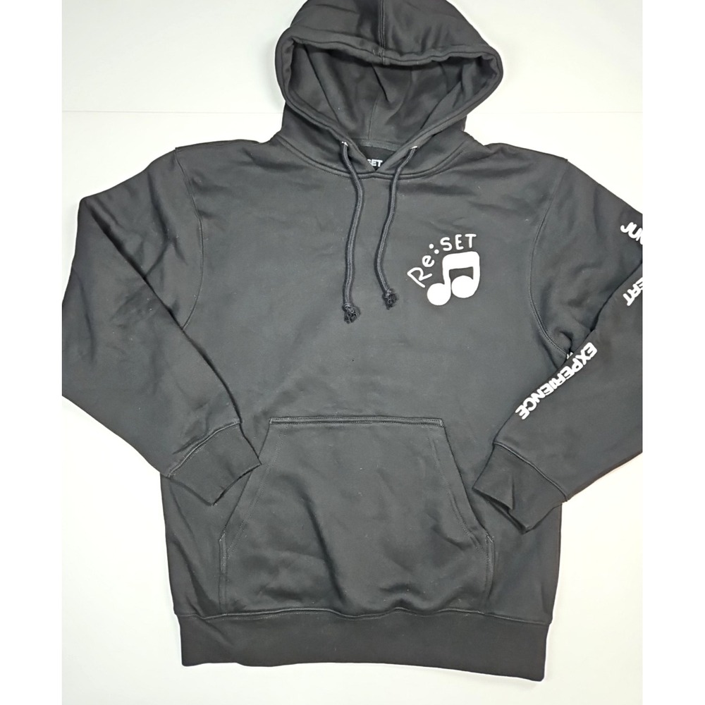 Mens Re:SET Live Concert Series 2023 Hoodie Black Tour Merch Sz Medium‎ NWOT